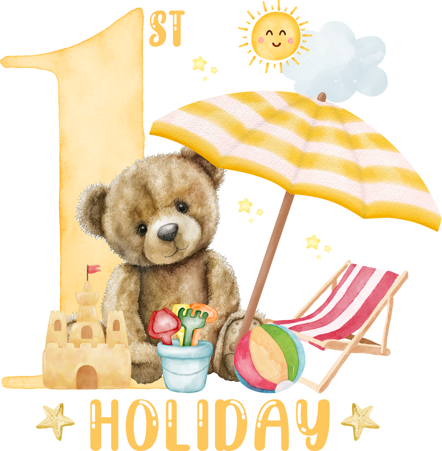 Single UVDTF My First Holiday