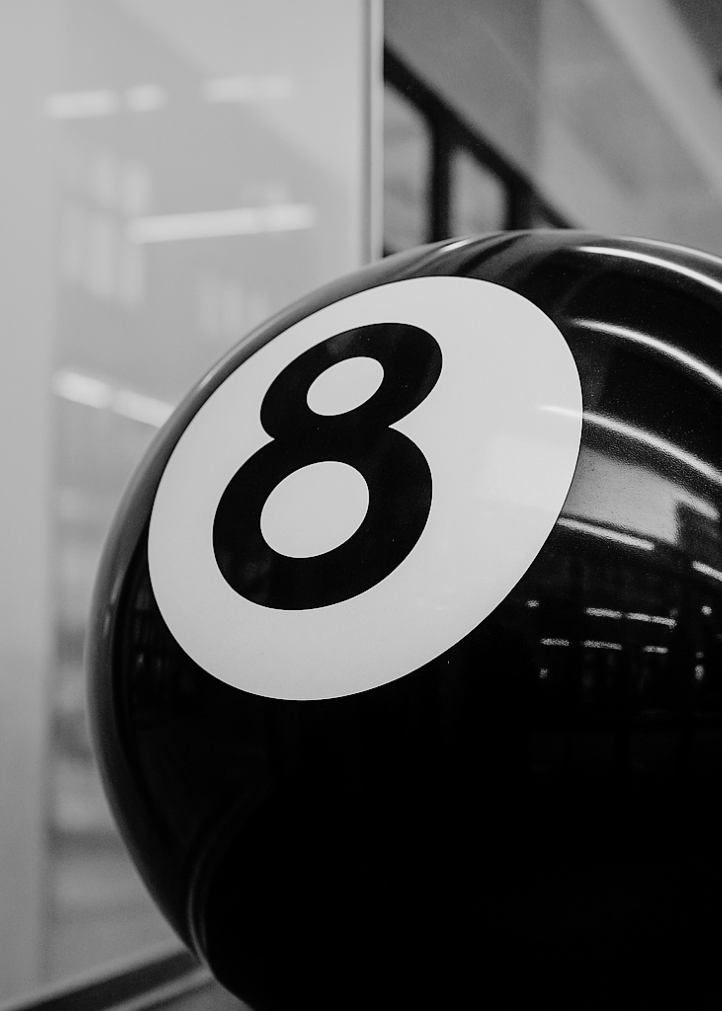 Set Of 3 Wall Art Prints Black Trendy 8 Ball Amor Ace Playing Card