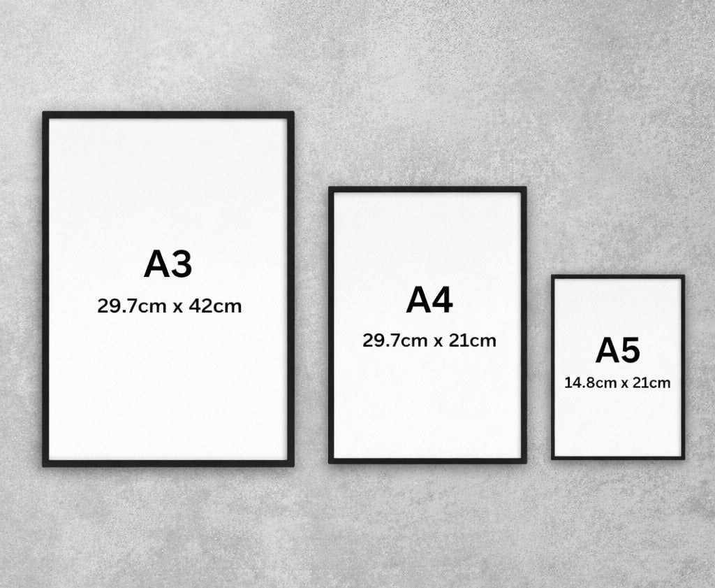 Set Of 3 Wall Art Prints Black Trendy 8 Ball Amor Ace Playing Card