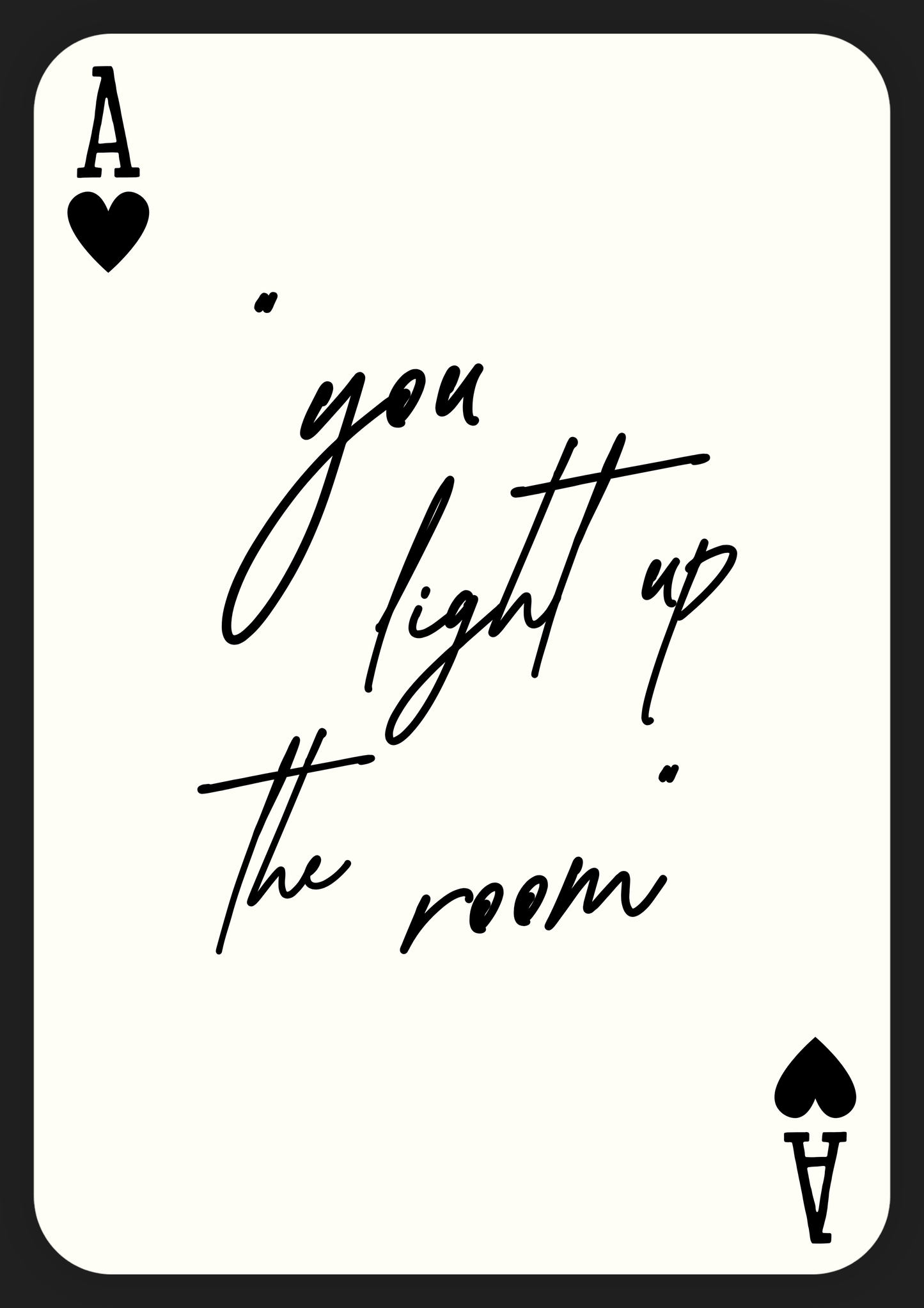 Set Of 3 Wall Art Prints Black Trendy 8 Ball Amor Ace Playing Card