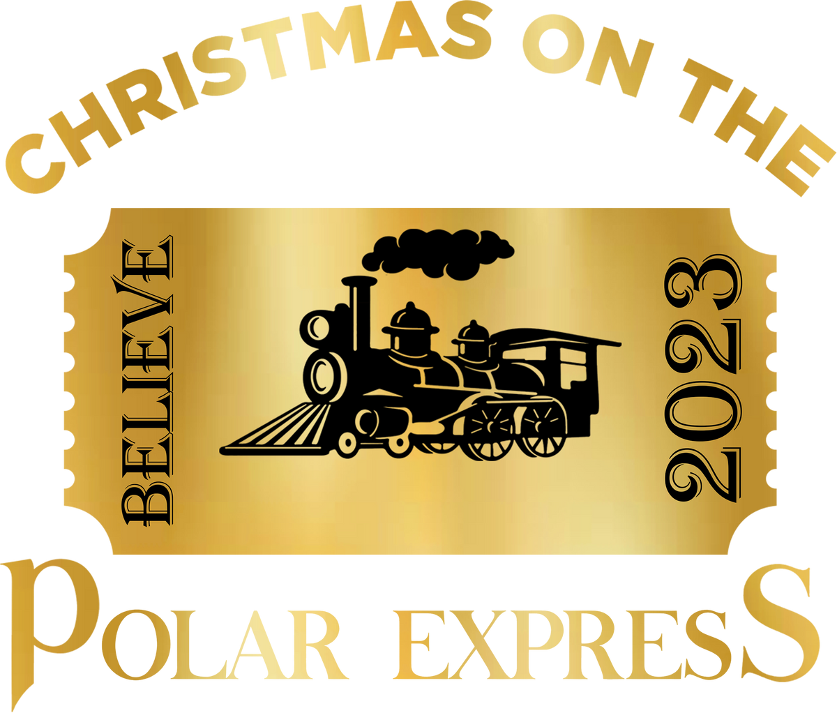 Tiicket Polar Express Ticket Clip Art The Polar Express SVG, Christmas Signs