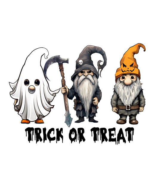 DTF Halloween Trick Or Treat Gnomes