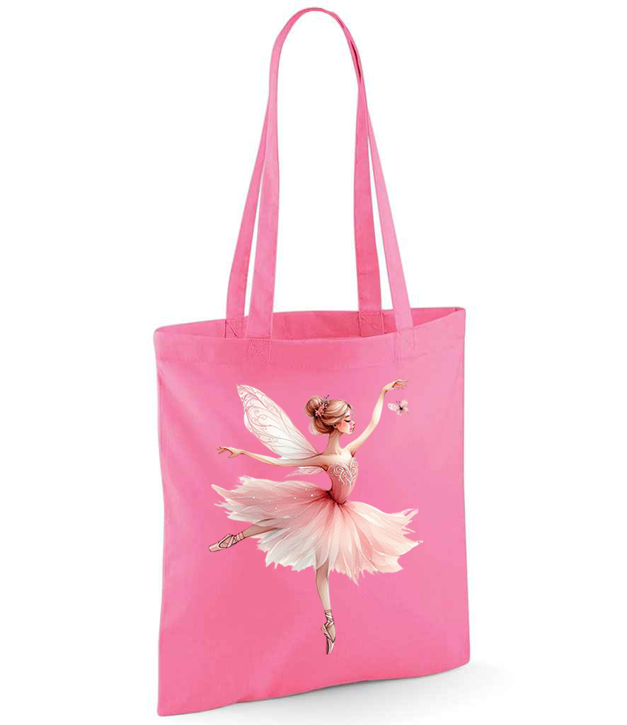 Pink Ballet Girl Tote bag