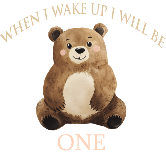 DTF When I Wake Up I Will Be Bear 1-5