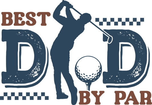 DTF Golf Best Dad By Par