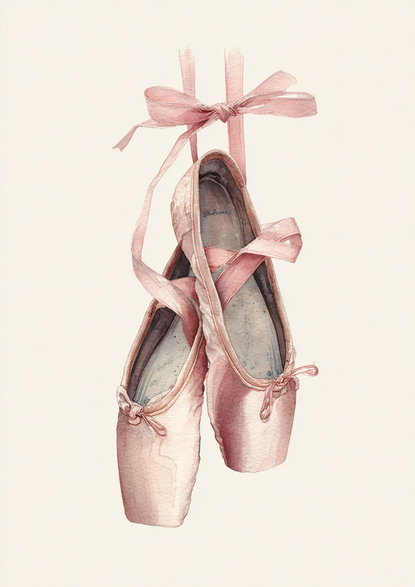 Wall Art Print Ballet Shoes