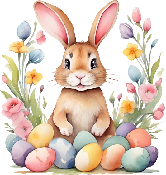 Single UVDTF Easter Egg Easter Bunny