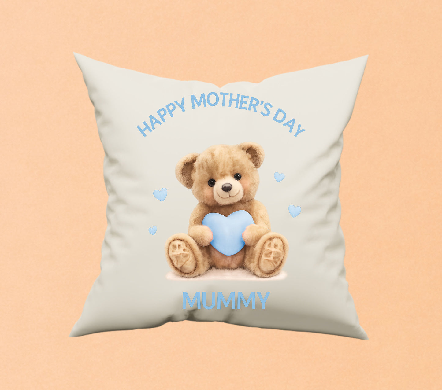 DTF Pink Happy Mother's Day Teddy