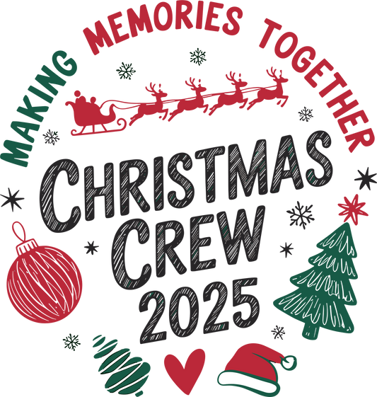 DTF Family Christmas Crew 2025