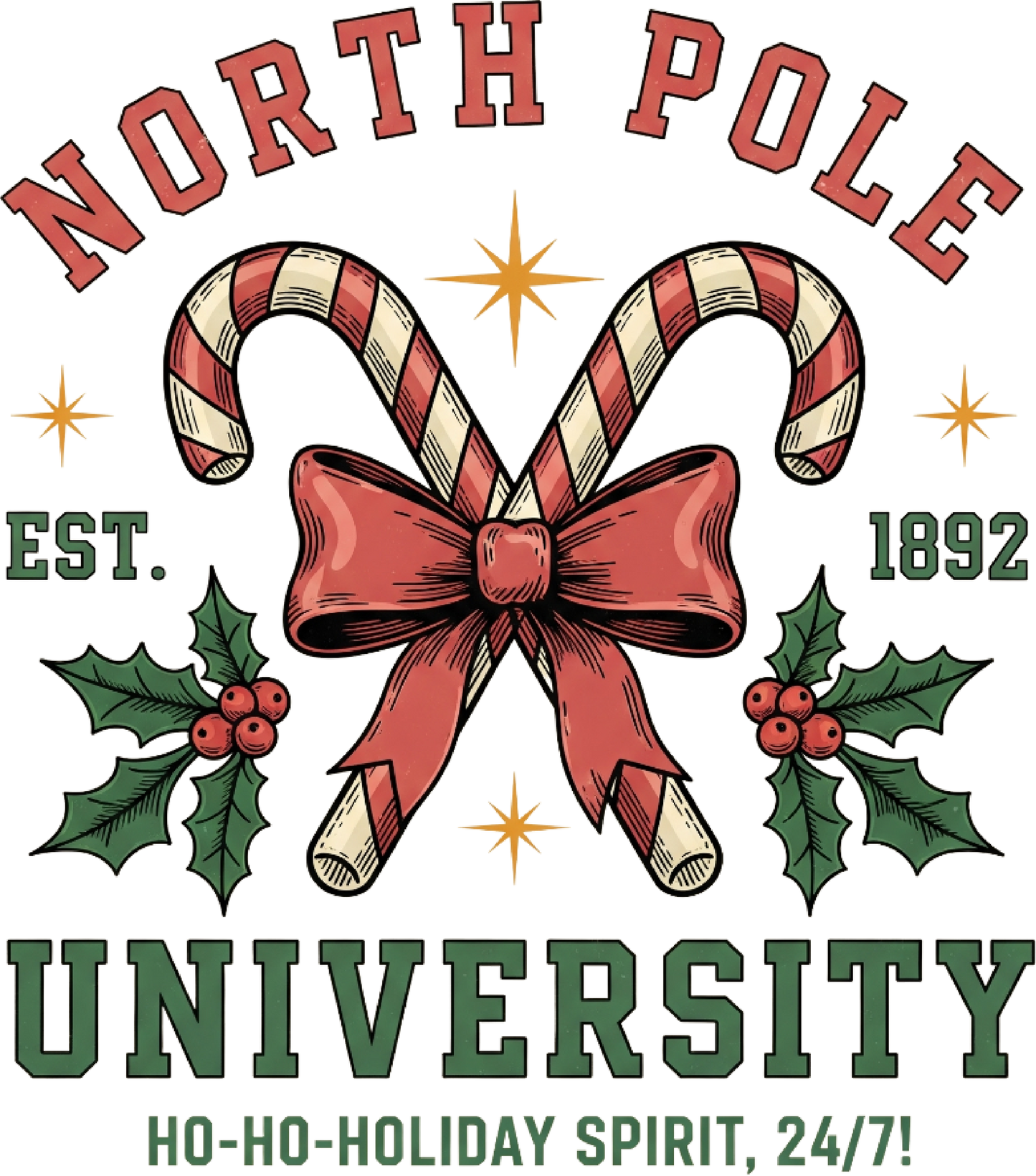 DTF Santa North Pole University
