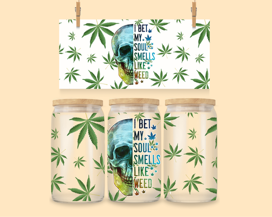 16oz UVDTF Wrap Weed