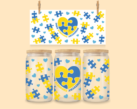 16oz UVDTF Wrap Down's Syndrome