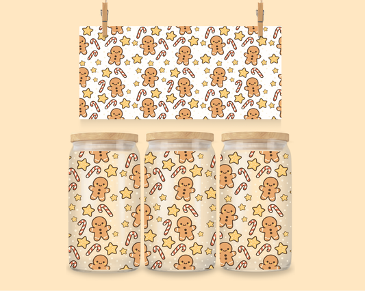 16oz UVDTF Ginger Breadmen