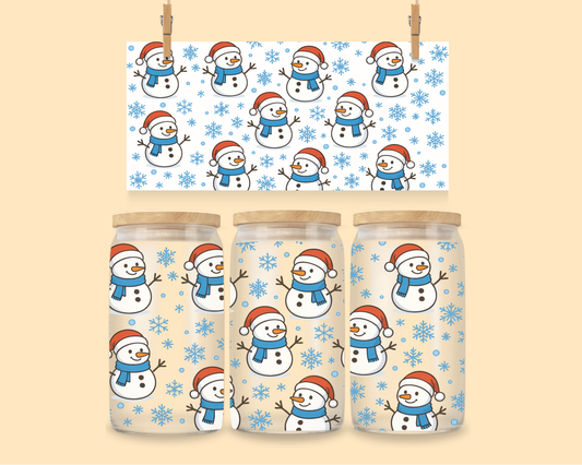 16oz UVDTF Snowmen