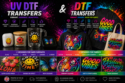 DTF & UV DTF Sample (One Per Customer)