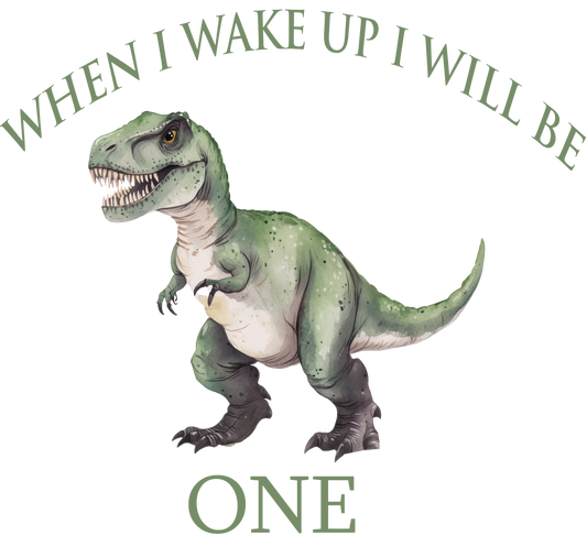 DTF When I Wake Up I Will Be Dino 1-5