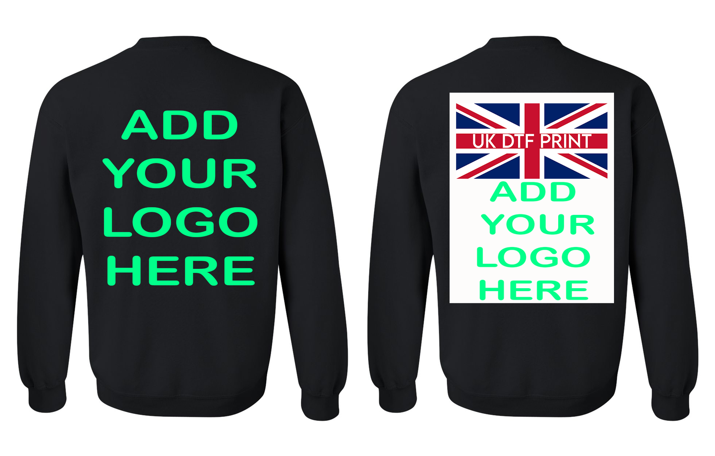 DTF Add Your Logo Full Back