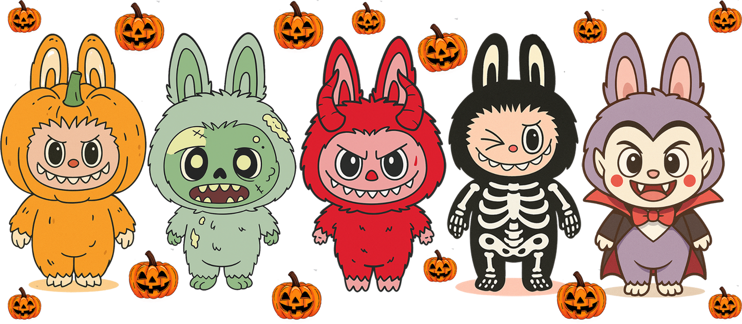 16oz UVDTF The Monsters Halloween
