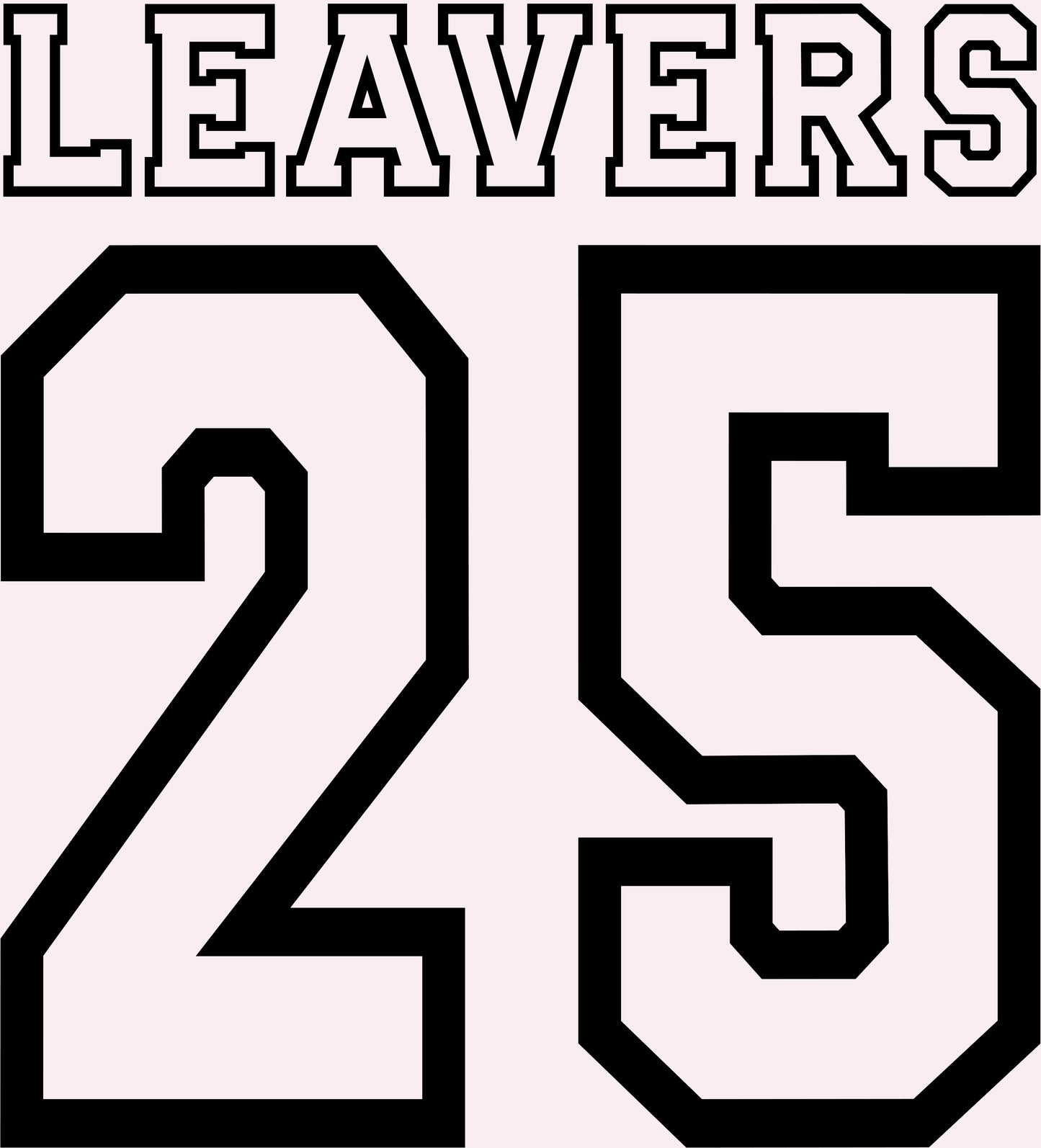 Leavers 24 Black DTF