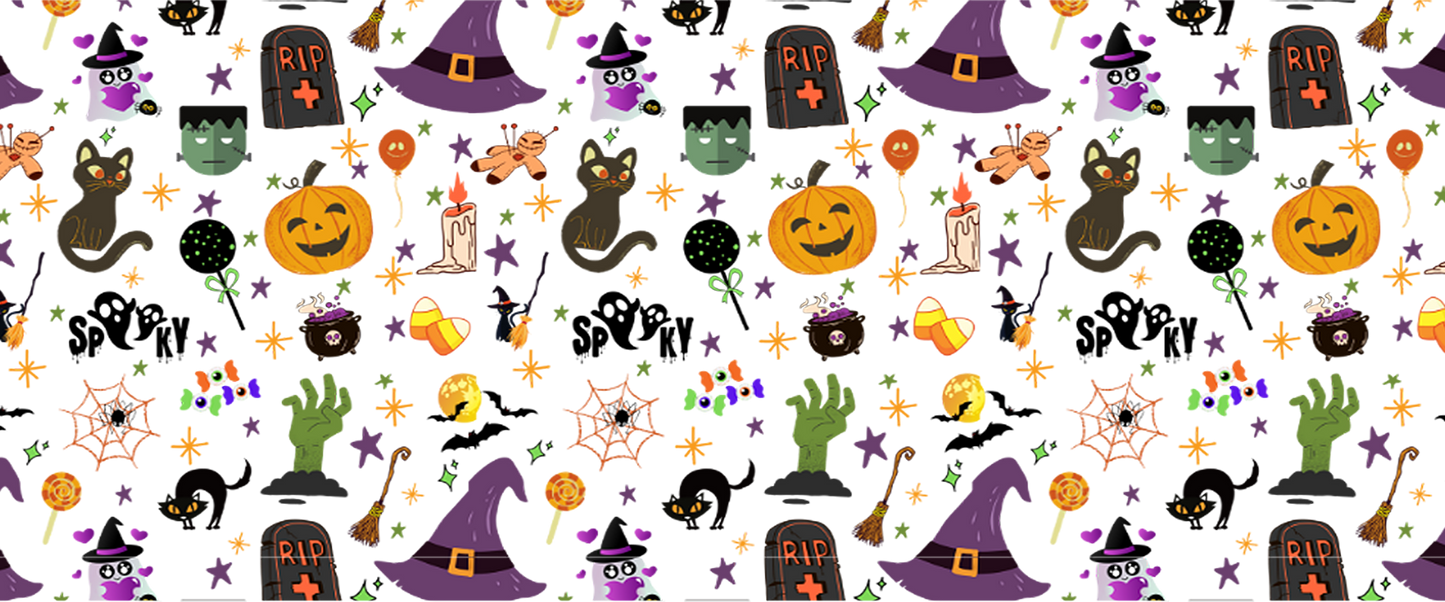 16oz UVDTF Halloween Themed