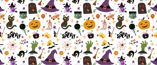 16oz UVDTF Halloween Themed