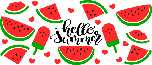 16oz UVDTF Wrap Watermelon