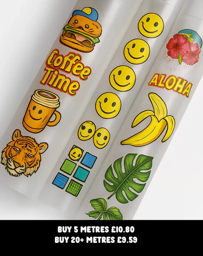 Custom DTF Transfer Metre | 37cm x 100cm Metre Gang Sheet | UK DTF Print