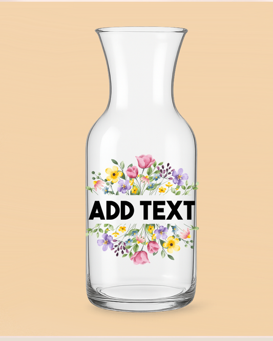 Single UVDTF Mother's Day Vase Add Your Text