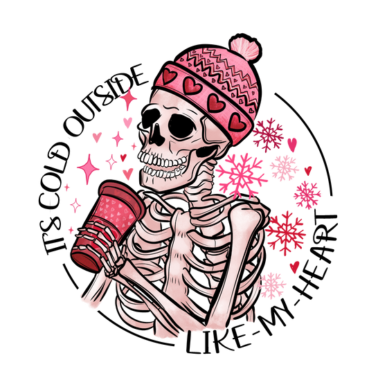 Single UVDTF Valentine It's Cold Like My Heart