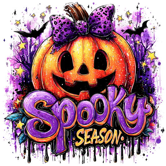 DTF Purple Spooky Season