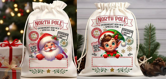 DTF Christmas Santa Sacks