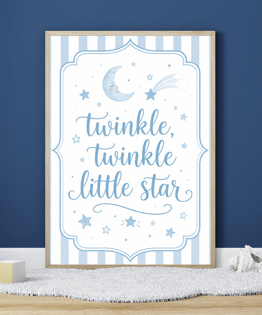 Wall Art Twinkle Little Star Print