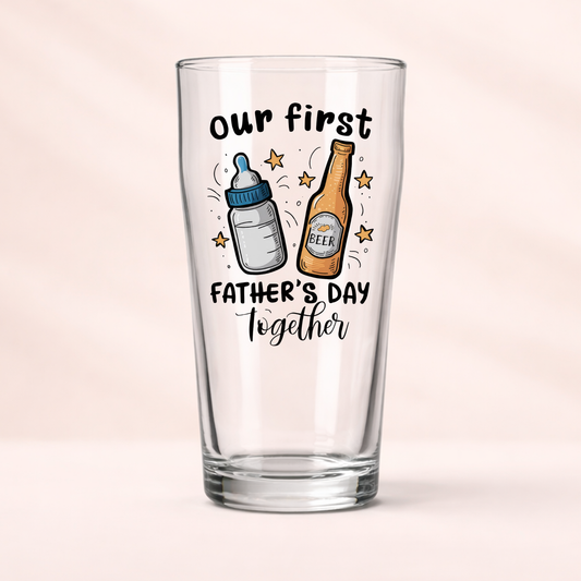 Single UVDTF Our First Father's Day