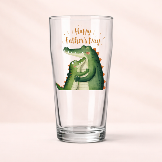 Single UV DTF Happy Father's Day Alligator
