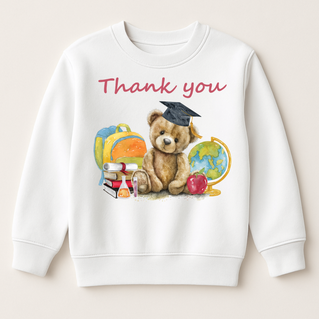 DTF Thank You Teacher Teddy