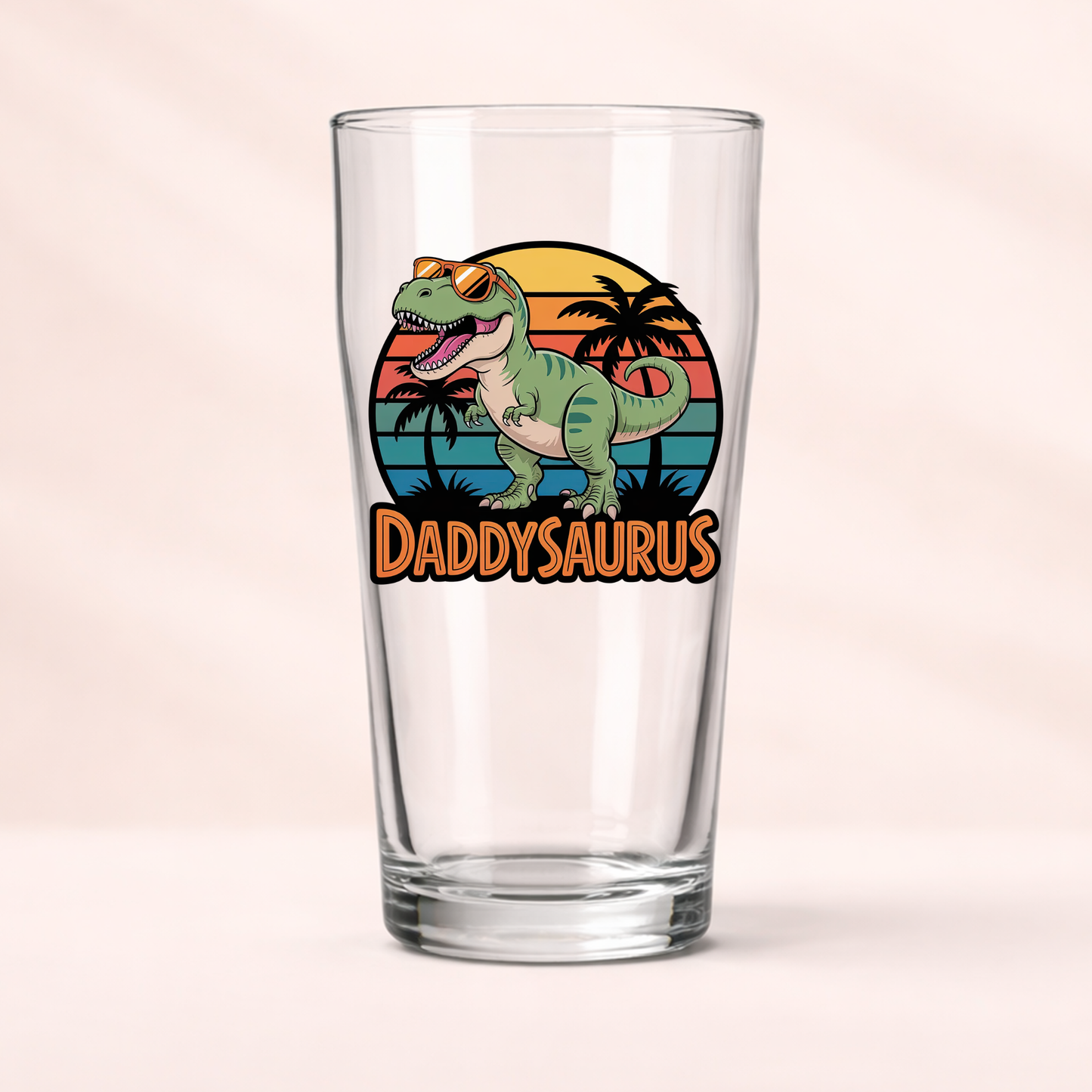 Single UV DTF Dad Daddysaurus