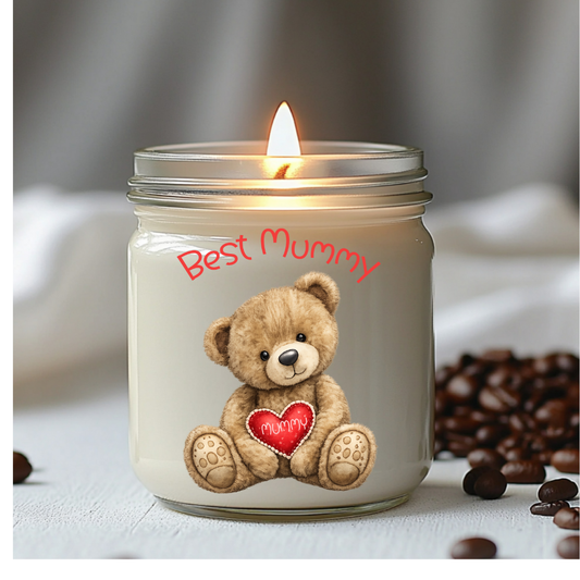 Single UV DTF Best Mummy Teddy