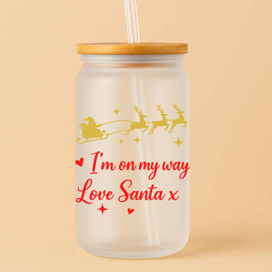 Single UVDTF I'm On My Way Love Santa x