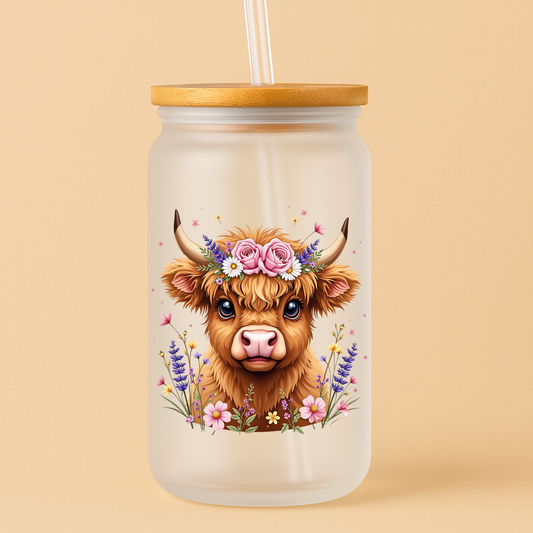 Single UVDTF Highland Cow