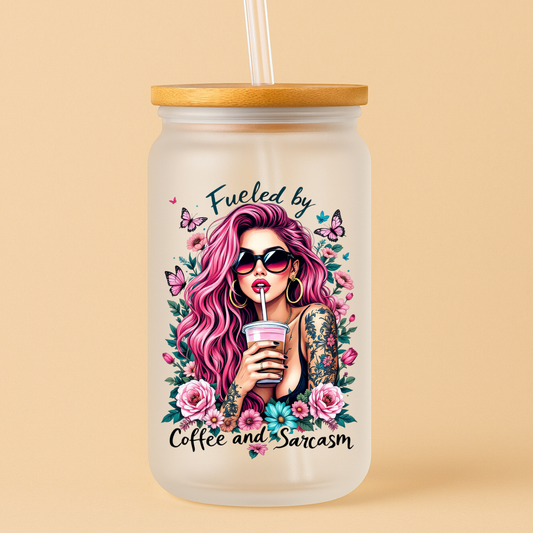 Single UVDTF Fueled By Caffeine & Sarcasm