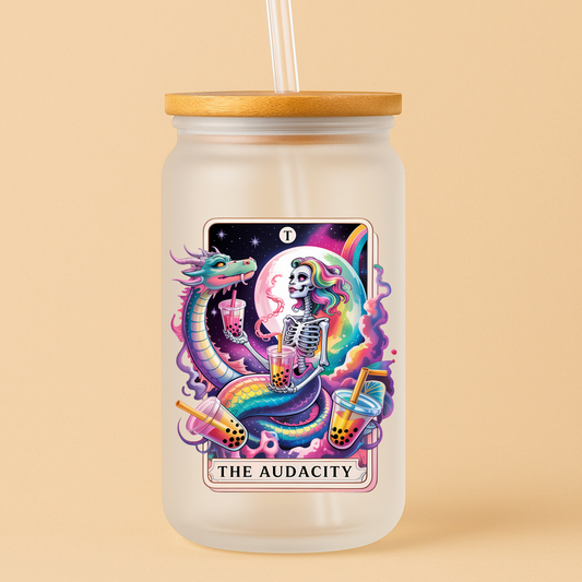 Single UVDTF The Audacity Tarot Card