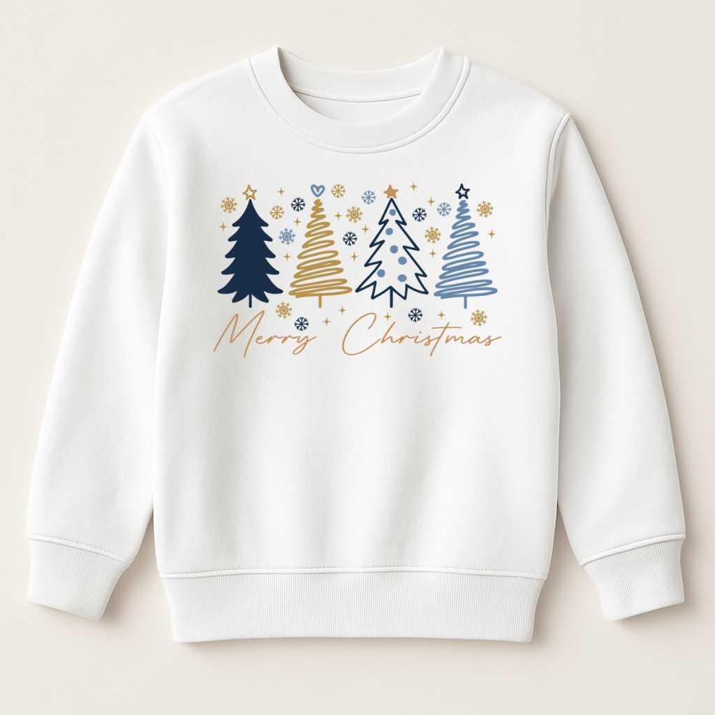 DTF Merry Christmas Trees