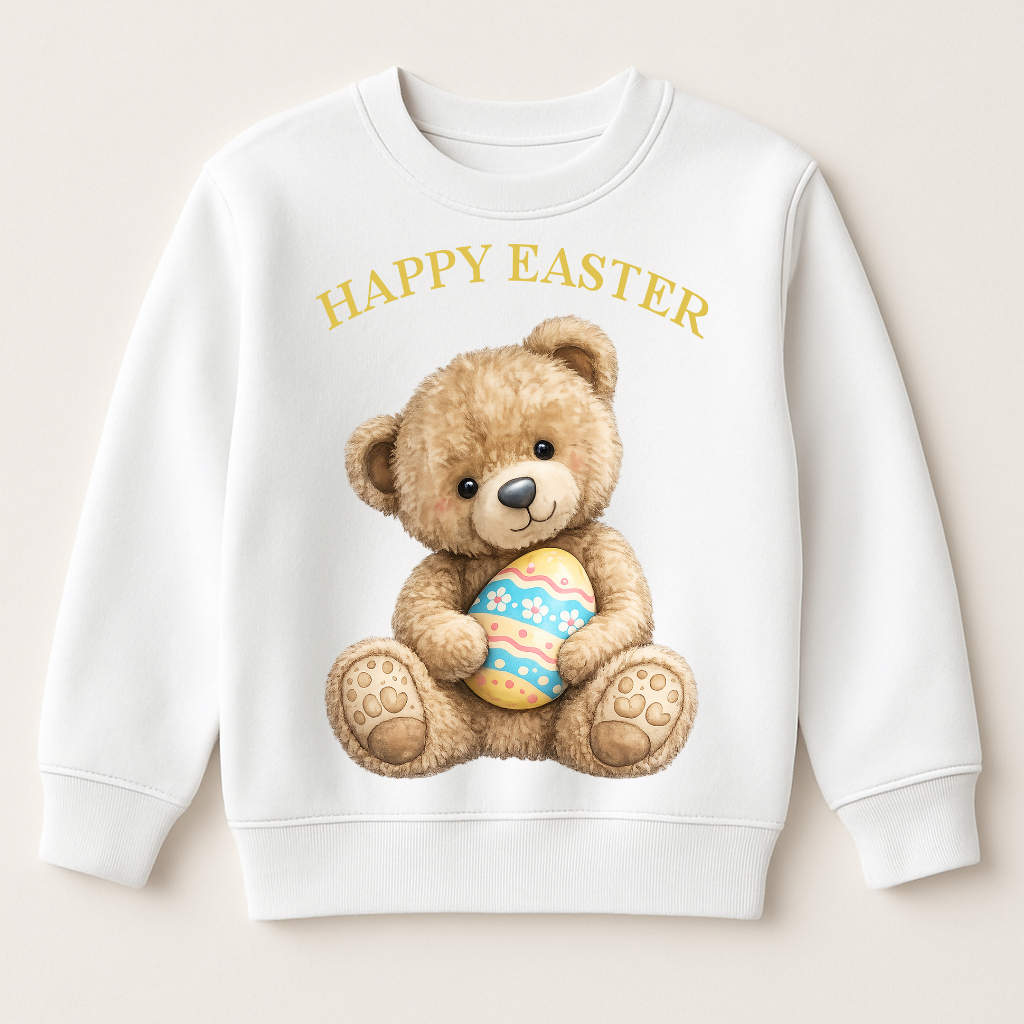 DTF Happy Easter Teddy
