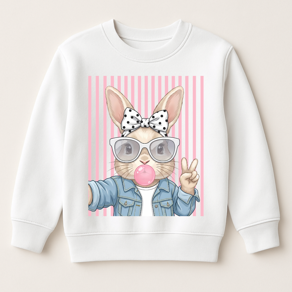 DTF Easter Bunny Bubble Gum
