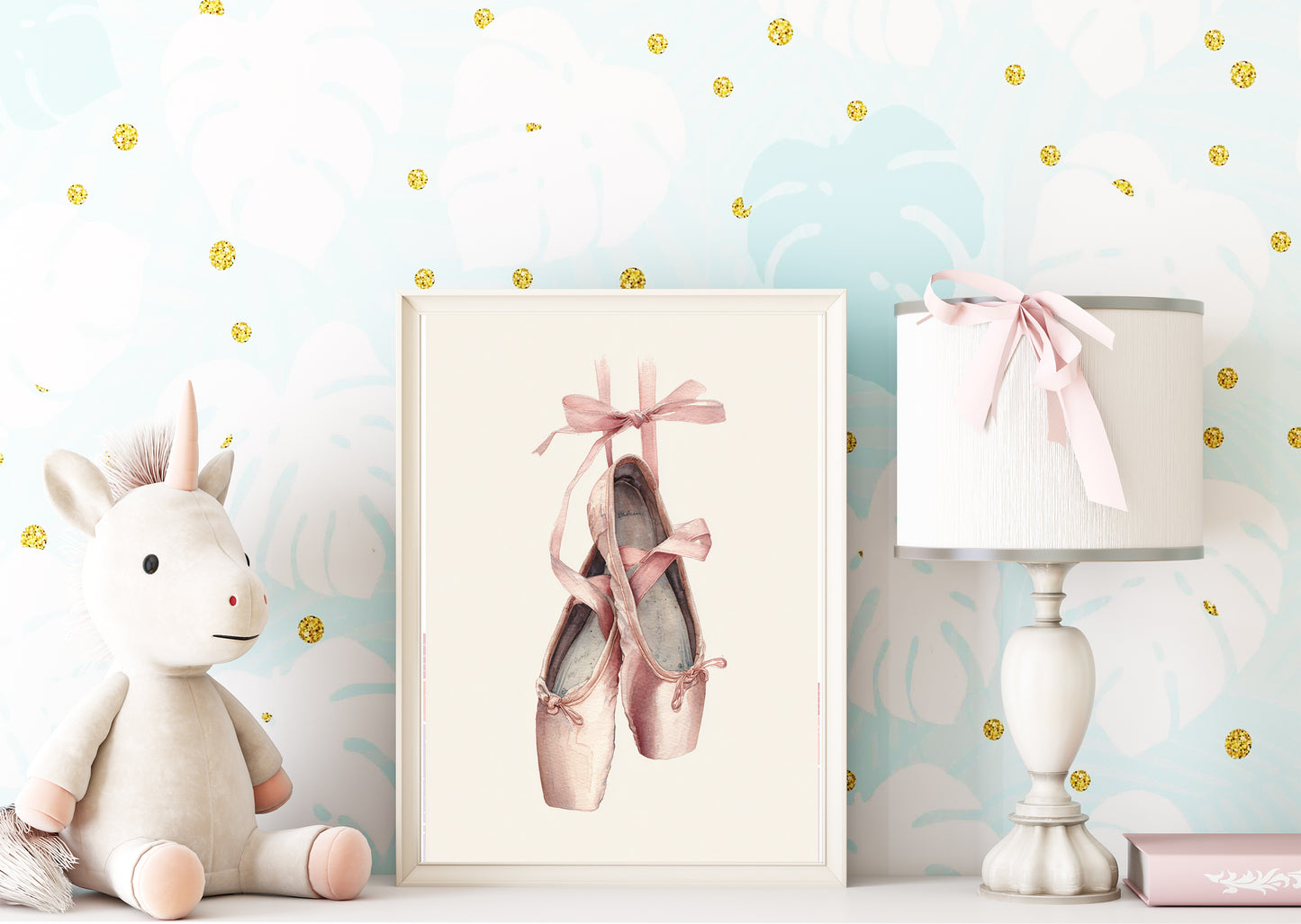 Wall Art Print Ballet Shoes
