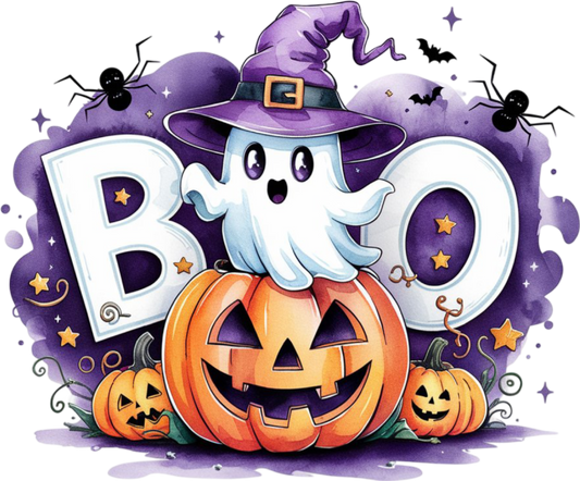 DTF Halloween boo