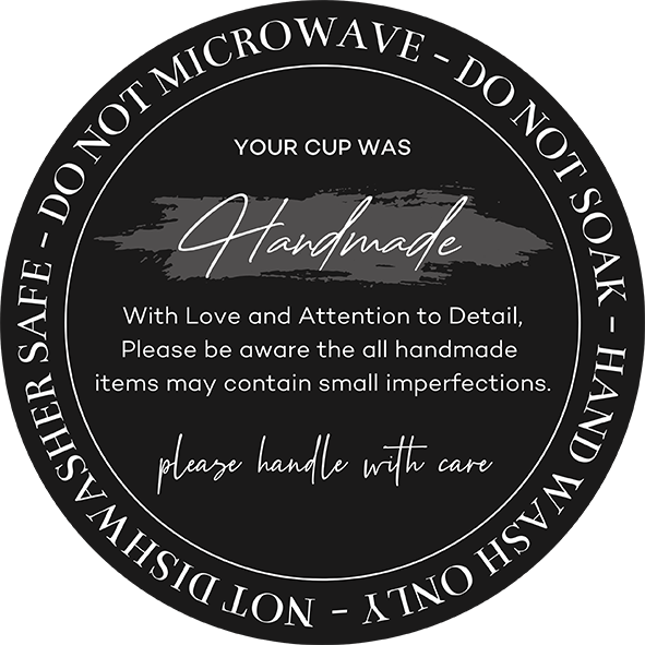 Single UVDTF Cup Care Label