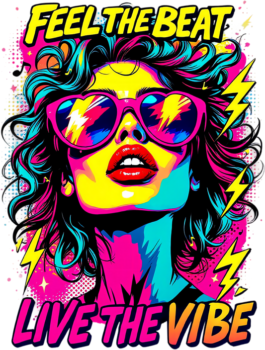 DTF Feel The Beat Live The Vibe
