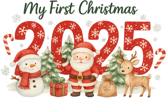 DTF My First Christmas 2025