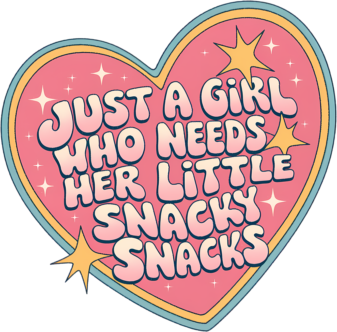 Single UVDTF Just A Girl Who Needs Her Little Snacky Snacks